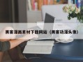 伊春黑客漫画素材下载网站（黑客动漫头像）